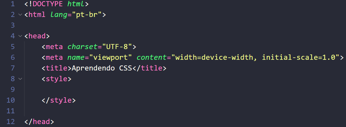 tag html de style